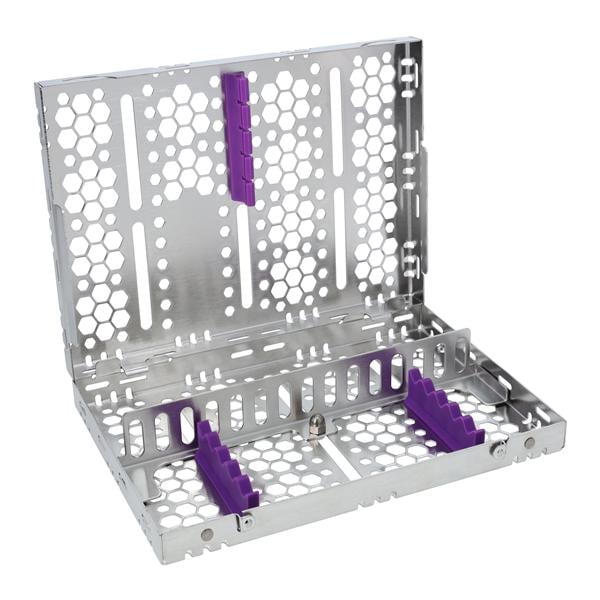 Cassette 100% Stainless Steel Medium Blue 10 Instruments Each