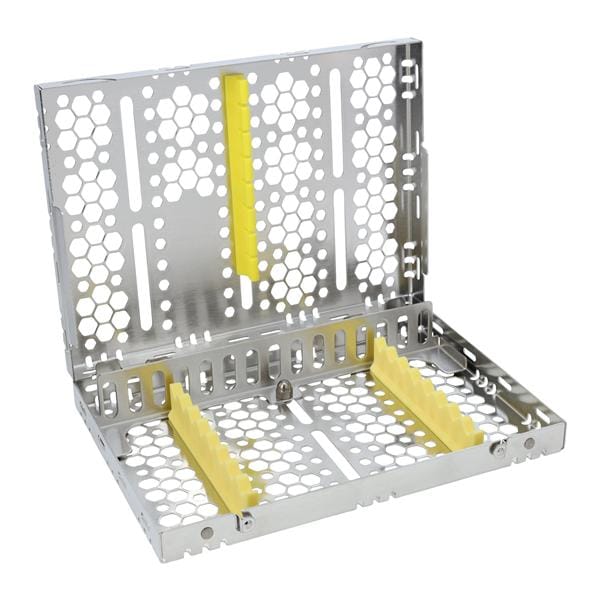 Cassette 100% Stainless Steel Medium Blue 10 Instruments Each