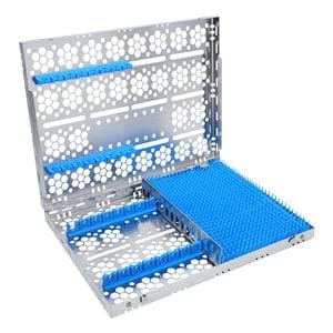 Double Decker Cassette 100% Stainless Steel Large Blue 24 Instruments Each