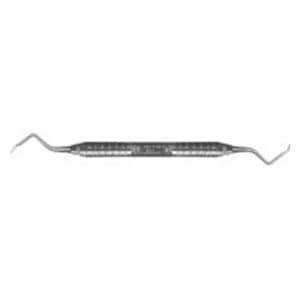 Curette Prichard Double End Size 1/2 #6 Satin Steel Satin Steel Ea