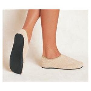 Care-Step II Patient Slippers Cotton/Terry Out Beige Reusable 60/Ca