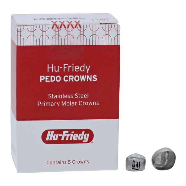 PEDO CROWNS Crowns Size URD4 1st Primary Upper Right Molar Refill 5/Pk