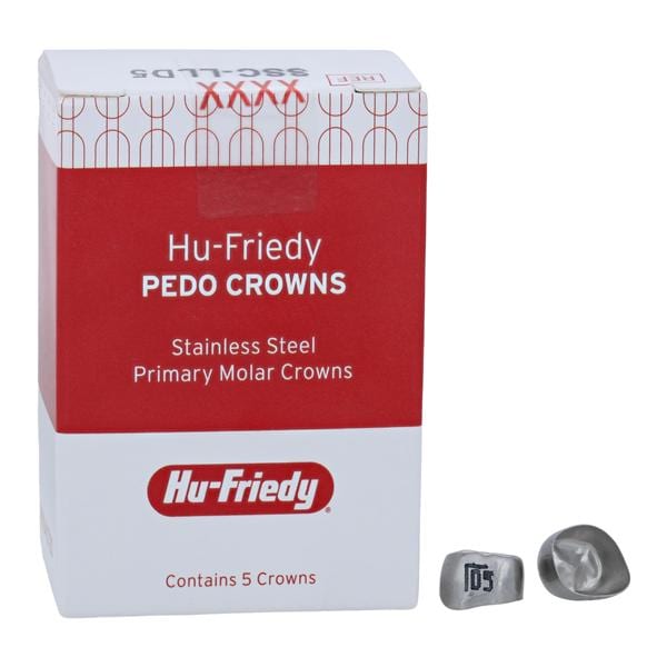 PEDO CROWNS Crowns Size LLD5 1st Primary Lower Left Molar Refill 5/Pk