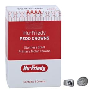 PEDO CROWNS Crowns Size LRD2 1st Primary Lower Right Molar Refill 5/Pk