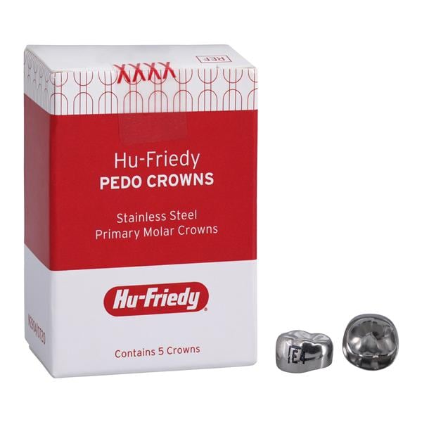 PEDO CROWNS Crowns Size LLE4 2nd Primary Lower Left Molar Refill 5/Pk