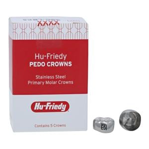 PEDO CROWNS Crowns Size LRE5 2nd Primary Lower Right Molar Refill 5/Pk