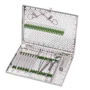 IMS Infinity Series Instrument Cassette Stainless Steel Lg Wht 16 Instruments Ea