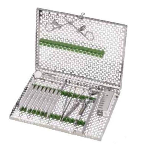 IMS Infinity Series Instrument Cassette Stainless Steel Lg Wht 16 Instruments Ea