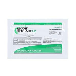 Alcavis Wipes Disinfectant Doubles Individually Packaged 50/Bx, 8 BX/CA