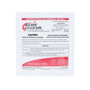 Alcavis Surface Wipe Disinfectant Singles Individually Packaged 100/Bx, 8 BX/CA
