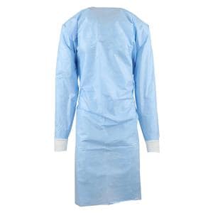 Comfort Protective Gown Not AAMI Rated Flm Lmnt Universal Blue 100/CA