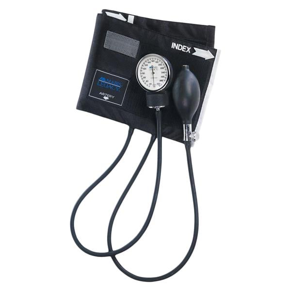 Legacy Aneroid Sphygmomanometer Size 12 Black Latex Arm Dial Display Ea