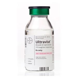 Ultravist Injection 370mg/mL SDV 100mL 10/Package