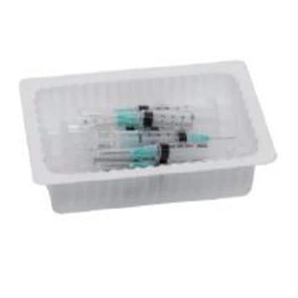 Hypodermic Syringe/Needle 21gx1" 5cc Luer Lock Conventional Low Dead Space 25/Bx, 40 BX/CA