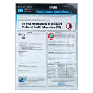 HIPPA Compliance Poster Ea