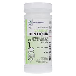 Varibar Thin Liquid Oral Suspension Apple Bottle 148gm 24/Package