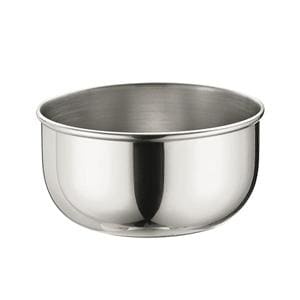Sponge Bowl Round Stainless Steel Silver 3/8qt