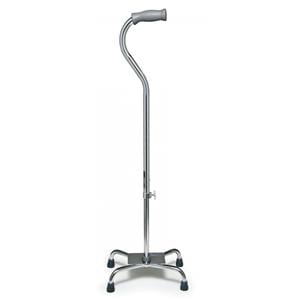 Lumex Silver Quad Cane Adult 300lb Capacity 29-38