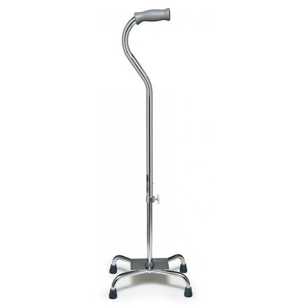 Lumex Silver Quad Cane Adult 300lb Capacity 29-38