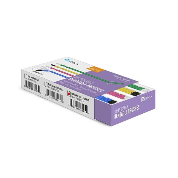 Bendable Brushes Brush Assorted Assorted 100/Bx, 16 BX/CA