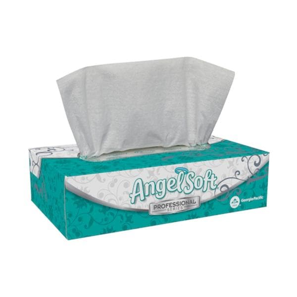 Angel Soft PS Facial Tissue White 2 Ply 100/Bx, 30 BX/CA
