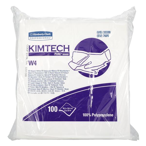 Kimtech Dry Wipe Disposable Polypropylene 12 in x 12 in White 500/Ca