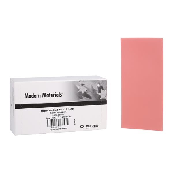 Modern Materials Wax Baseplate Ea