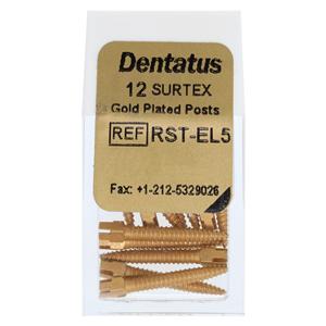 Surtex Posts Gold Plated Extra Long 1.65 mm 12/Bx