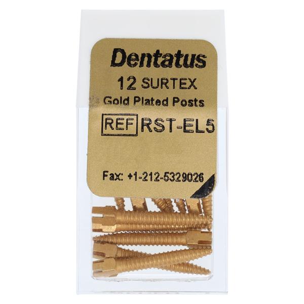 Surtex Posts Gold Plated Extra Long 1.65 mm 12/Bx