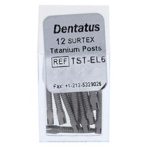 Surtex Posts Titanium 1.8 mm Parallel Sided & Tapered End 12/Bx