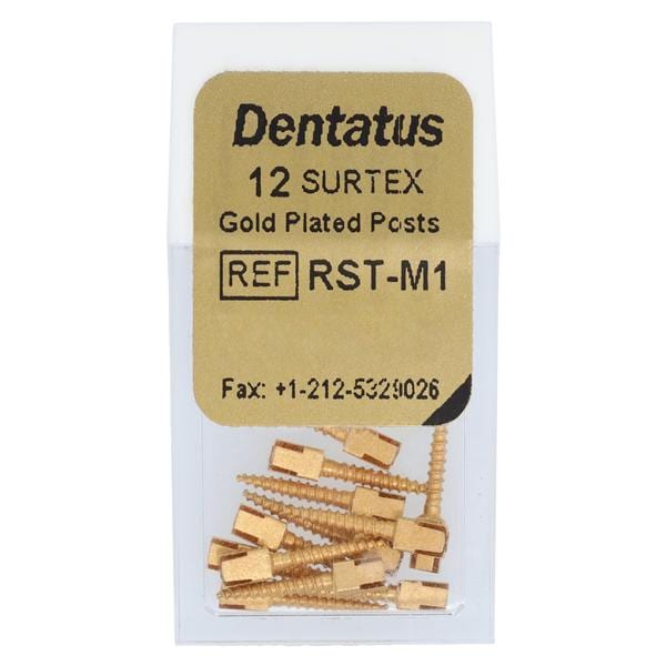 Surtex Posts Gold Plated Medium 1.05 mm 12/Bx