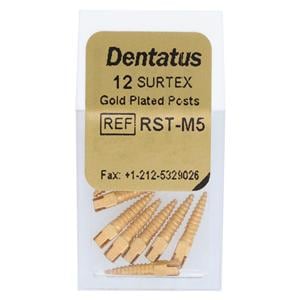 Surtex Posts Gold Plated Medium 1.65 mm 12/Bx
