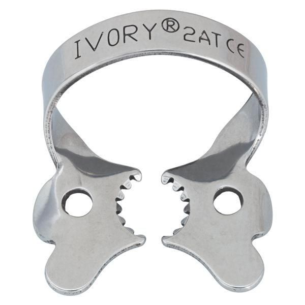 Ivory Rubber Dam Clamp Winged Size 2AT Ea