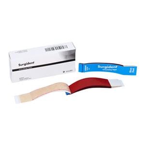 Surgident Articulating Paper Strips Curved Thin Red / Blue Booklet 12Bks/Bx