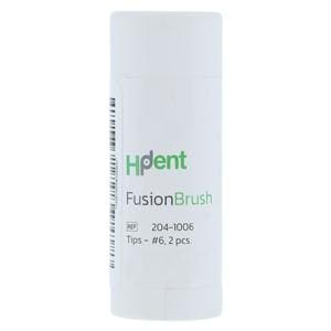 Fusion Brush Ceramist Brush Hybrid Kolinsky Tip #6 2/Pk