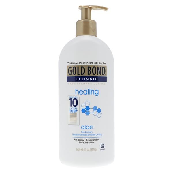Gold Bond Ultimate Restoring Lotion Vitamins A/C/E/Aloe Vera 14oz White 14oz/Bt, 24 BT/CA