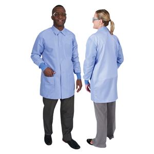 DenLine Protection Plus Mid-Length Jacket Lng Tprd Slvs 34 in Small Ceil Ea