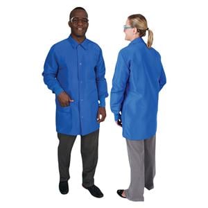 DenLine Protection Plus Mid-Length Jacket Lng Tprd Slvs 34 in X-Large Ryl Ea