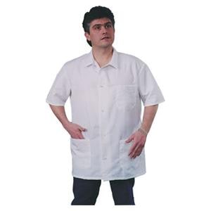 Protection Plus Jacket 3 Pockets Short Sleeves 34 in Medium Green Unisex Ea