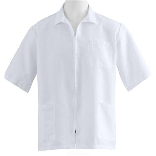Smock 3 Pockets Short Sleeves 2X Large White Unisex Ea