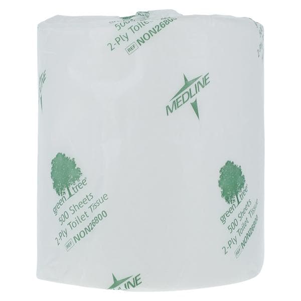 Green Tree Basics Toilet Tissue White 2 Ply Ea