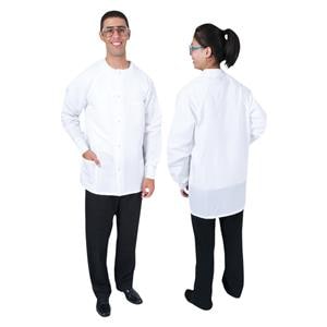 Protection Plus II Jacket 3 Pockets Long Tapered Sleeves 31.5 in X-Small Wht Ea