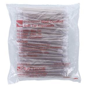 Total Comfort Hypoallergenic Aspirator Clear / Clear Tip 100/Bg, 10 BG/CA
