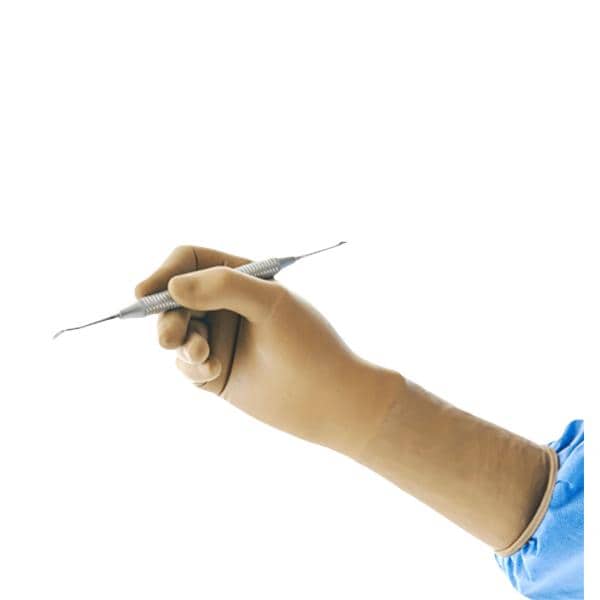 ENCORE Latex Micro Latex Surgical Gloves 8 Brown 50/Bx