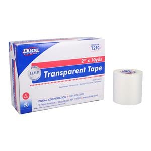 Surgical Tape Plastic 2"x10yd Transparent Non-Sterile 6/Bx, 12 BX/CA