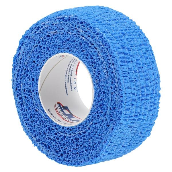Cohesive Bandage Elastic 1"x5yd Dark Blue Non-Sterile 30/Bx