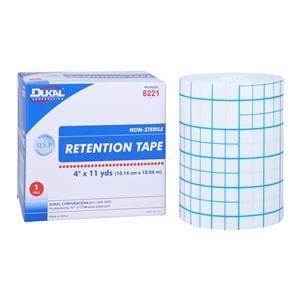 Retention Tape Non-Woven Fabric 4"x11yd White Non-Sterile 6/Ca