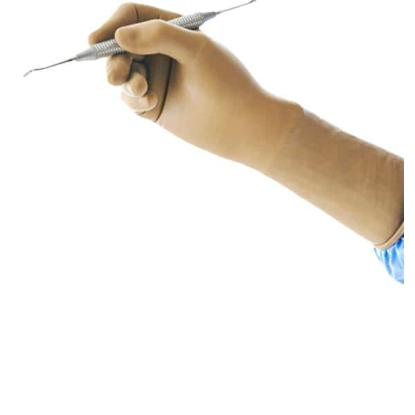 ENCORE Latex Micro Latex Surgical Gloves 7 Brown 50/Bx