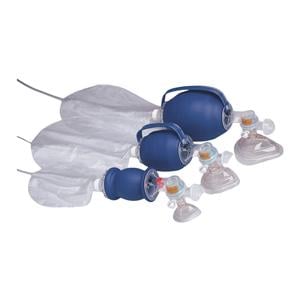 Bag Valve Mask Resuscitator Adult Size 5 Disposable 6/Ca
