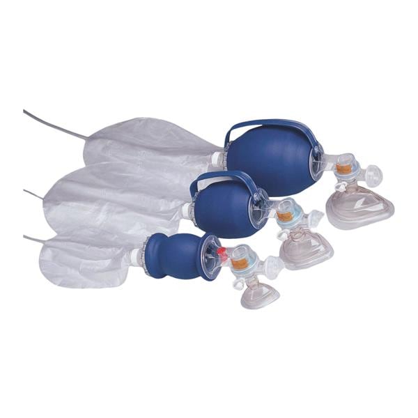 Bag Valve Mask Resuscitator Adult Size 5 Disposable 6/Ca
